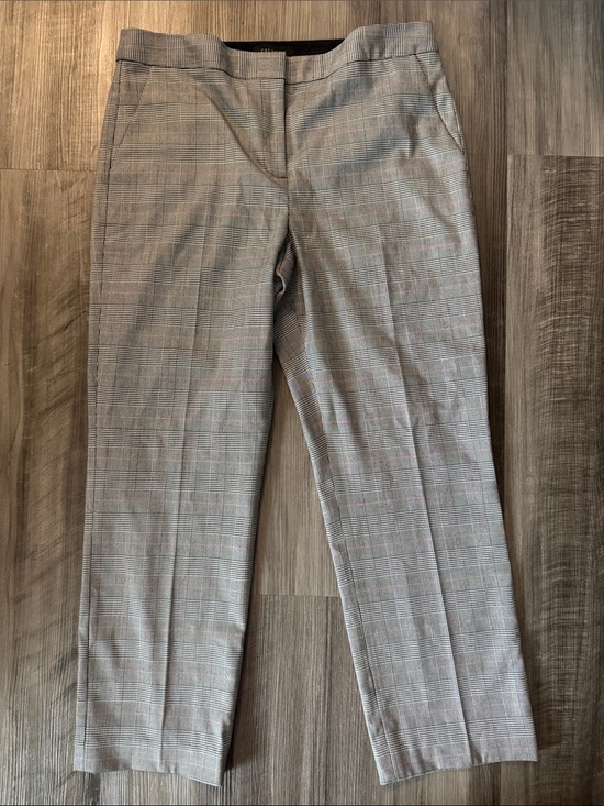 Talbots Pants - Talbots 12 dress pants womens black white red plaid houndstooth work wear